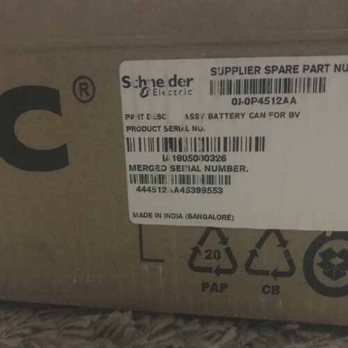 SCHNEIDER  ASSY BATTERY CAN FOR BV   0J-0P4512AA