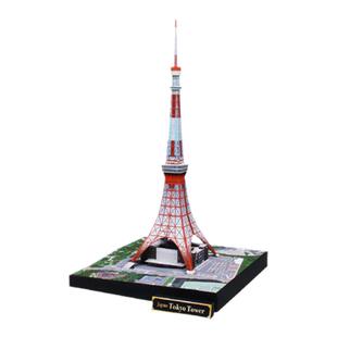 日本著名景点建筑3D立体纸模型松本姬路熊本东京塔凤凰堂首里城