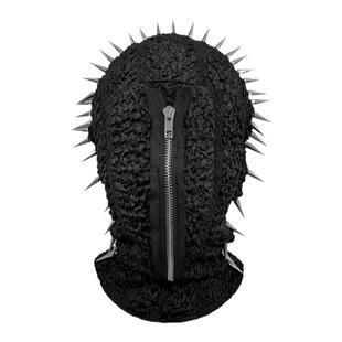 Without Me/SUC 先锋暗黑铆钉防风户外面罩针织纹理drill冷帽头套