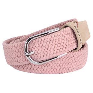 时尚百搭女款免打孔皮带牛仔裤帆布腰带编织弹力针扣布带女士学生