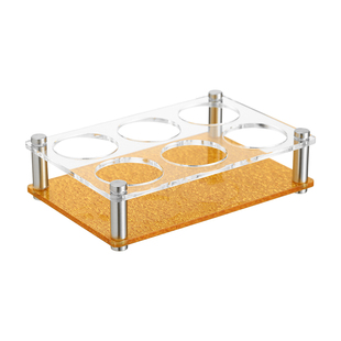 创意钻石白酒杯一两烈酒杯家用杯架套装轻奢高档玻璃小酒杯一口杯