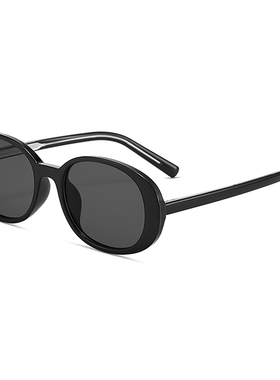 韩国板材太阳镜女防晒圆形