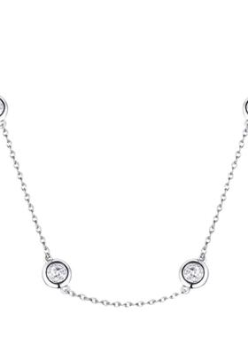 ChinPin/芷芯女泡泡莫桑石项链