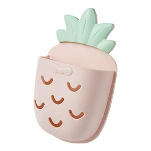 卫生间置物架免打孔浴室架子壁挂墙上梳子收纳盒洗漱台牙膏牙刷筒