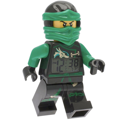 现货乐高绿色忍者劳埃德闹钟人偶