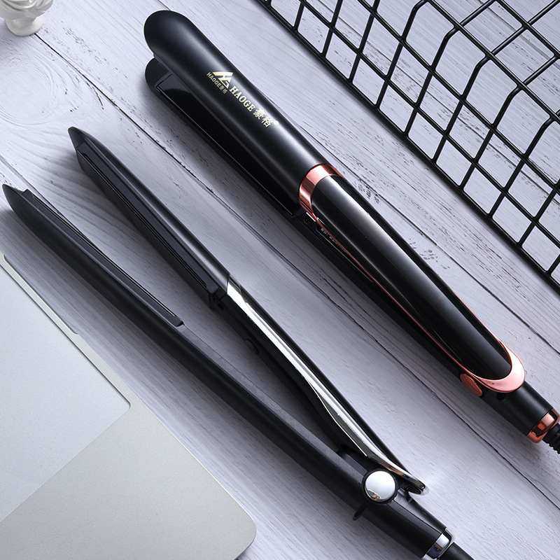 豪格夹板拉直卷发器直两用卷发干板迷你内扣学生宿舍熨湿两用