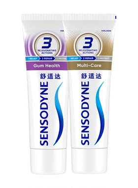 舒适达抗敏感牙膏家庭超值装