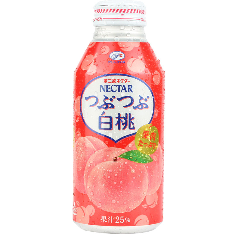 日本进口不二家白桃味果汁饮料