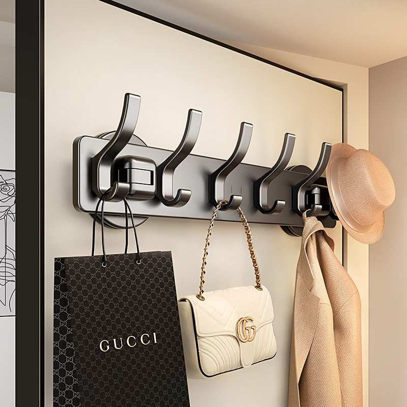 吸盘门后挂钩强力粘胶挂衣排子物挂置免吊钩承重钩墙壁打孔墙壁