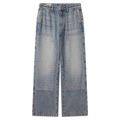 【古着解构】卡宾直筒宽松牛仔裤