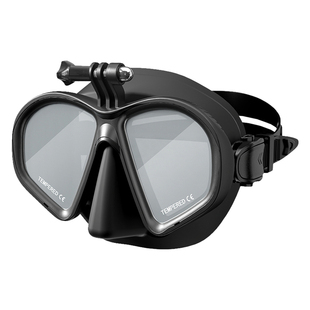 潜水面镜防水防雾男女带支架近视专用呼吸管浮潜自由潜护鼻一体