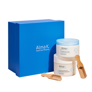 ALMAK欧茉可头皮磨砂膏海盐洗头膏牛奶身体磨砂膏洗发梳身体护理
