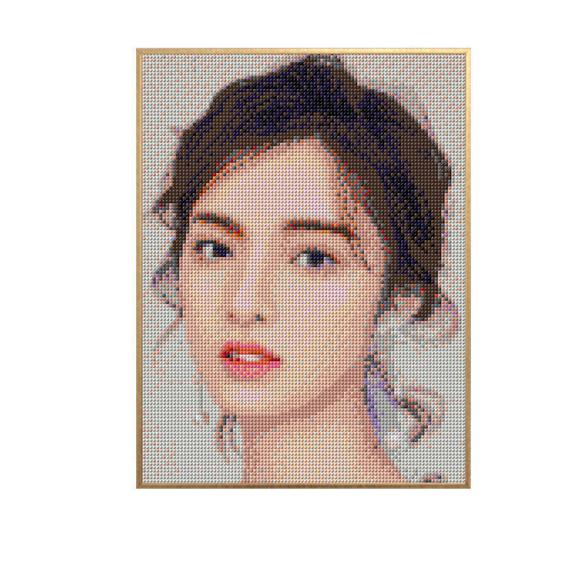 个性照片真人钻石贴画手工diy画