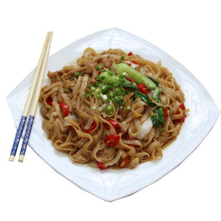 五丰牌沙河粉纯大米干河粉江西米粉米线宽粉正宗广东干炒牛河4斤