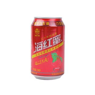 仙翁海红蜜原味山西河曲特产小时候的味道碳酸饮料罐装老牌310ml