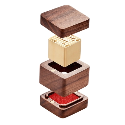 高端黄铜印章私人定制独立印章盒