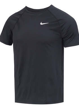 Nike耐克男装T恤速干衣正品夏季冰丝运动服跑步健身半袖羽毛球服