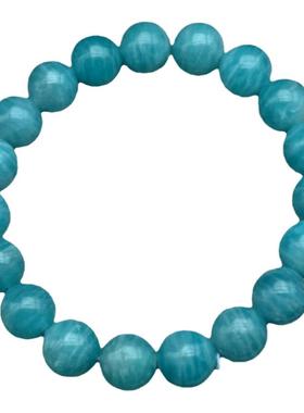 原色条纹天河石手串水晶饰品