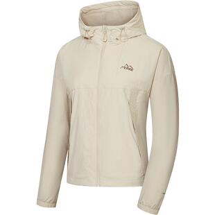 鸿星尔克外套女款春季女士防泼水户外透气运动宽松防风衣夹克女装