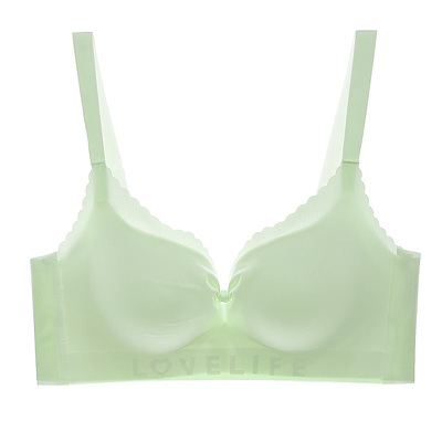 莲娜姬光面无钢圈聚拢小胸文胸