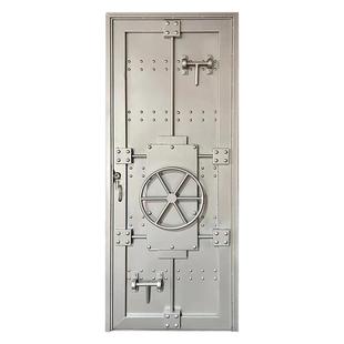 复古工业风金库大门装饰品酒吧餐厅密室逃脱门创意个性金属铁艺门