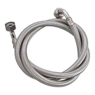 4分双内丝弯头活接304不锈钢编织管热水器马桶九十度进水软管接头