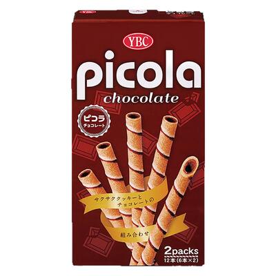 现货日本ybc蛋卷巧克力草莓牛奶