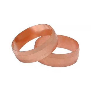 铜管卡套圈 紫铜圈  铜圈片 铜卡箍15m16m18m20m22m25m