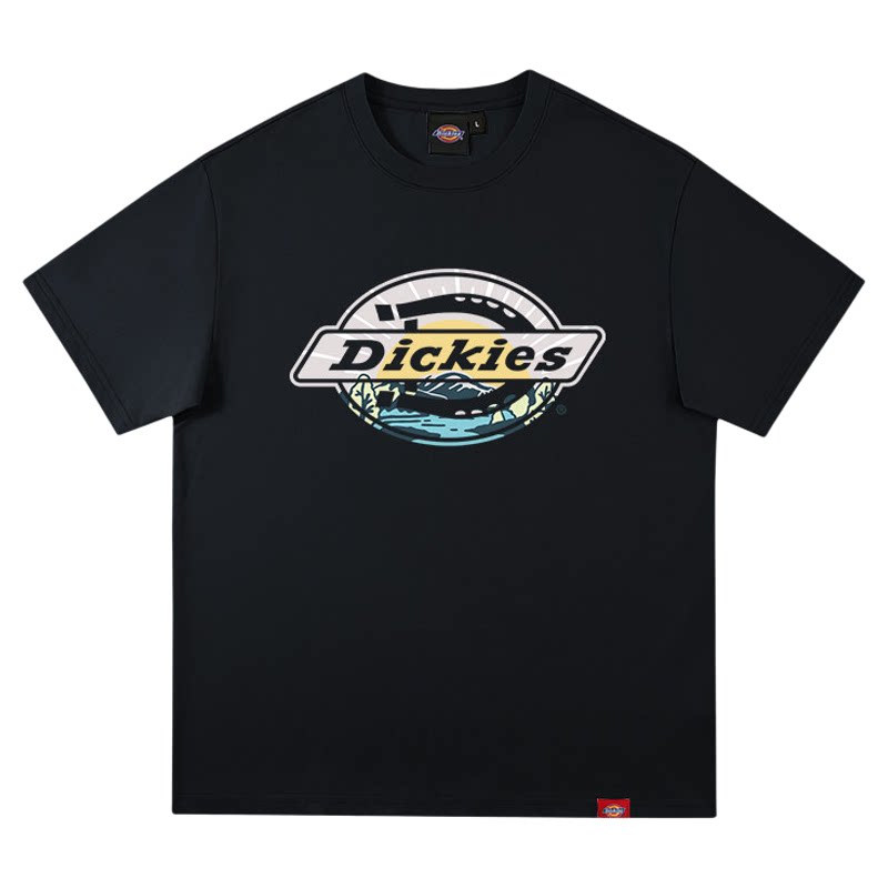 Dickies纯棉短袖T恤男2026新款夏迪克斯美式重磅宽松印花上衣情侣