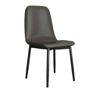 三梦餐椅轻奢高级家用靠背椅子意式极简岛台餐椅现代简约餐桌椅子