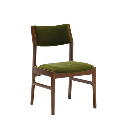 Karimoku60年代复古实木软包餐椅