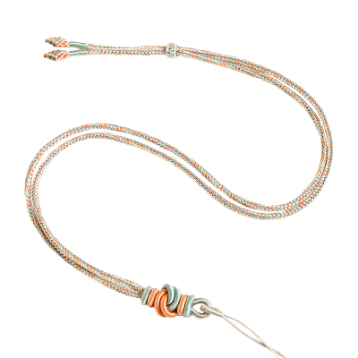 吊坠挂绳手工编绳八股辫