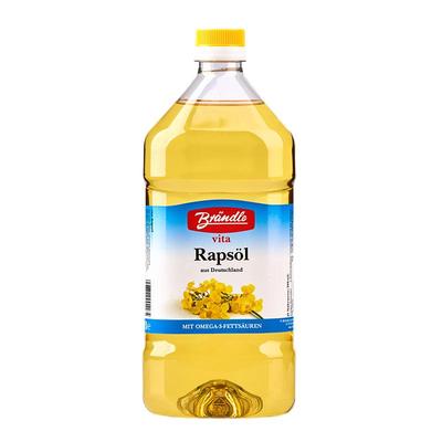 【自营】布兰德勒原瓶进口低芥酸菜籽油2L家庭热炒食用油非转基因