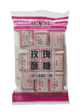 桂香村玫瑰糖酥芝麻酥纯豆酥糖传统苏式糕点心苏州特产