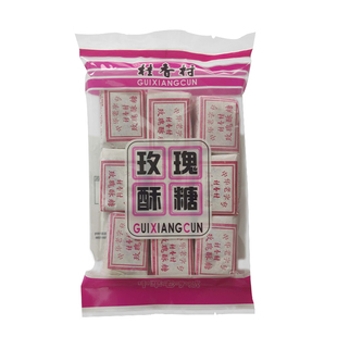 桂香村玫瑰糖酥芝麻酥纯豆酥糖传统苏式糕点心苏州特产