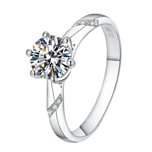 pt950铂金男款士霸气戒指莫桑钻石戒活口可调节纯银18k白金送男友