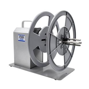 双档板标签洗水唛自动回卷器标签纸条码卷标机铜版热敏哑银PET合成多功能条码纸打印机收卷器回卷复绕收卷机