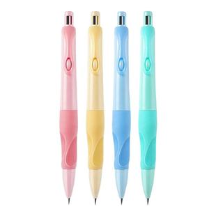 海豚儿童正姿自动铅笔2mm粗芯不断芯小学生专用优握2.0升级hb铅笔
