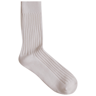 Himade日杂风系堆堆叠感长袜女粗针中筒袜长男生搭配德训鞋的袜子