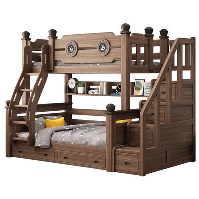 全实木上下床双层鹅掌多功能儿童