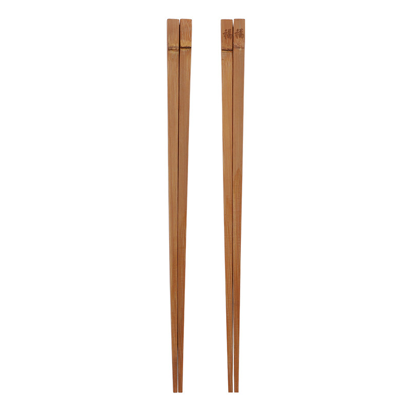 手工竹节火锅店加粗加长logo筷子