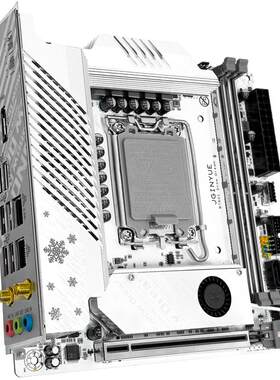 精粤B760ITX610白色D4D5电脑主板