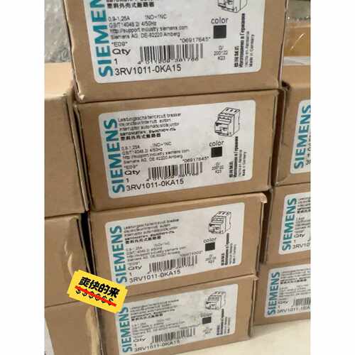 3RV1011-0KA15断路器 全新原装，需要联系
