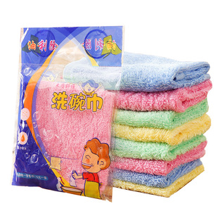 加厚油利除洗碗巾木纤维不沾油污免洗洁精吸水不掉毛厨房家用抹布