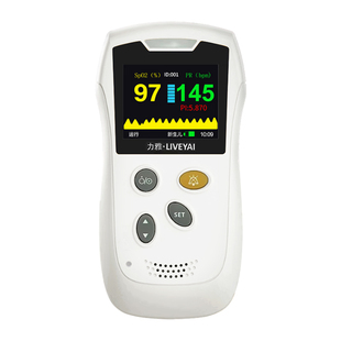 力雅婴儿血氧仪新生儿早产儿家用脉搏脉氧康测心率氧饱和度监测仪
