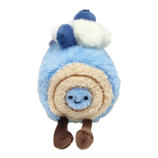 象皮兔糖色甜品毛绒玩具创意抹茶草莓杯子蛋糕甜品店摆件儿童玩具