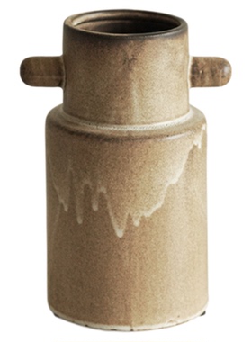 侘寂风复古创意陶瓷花瓶摆件