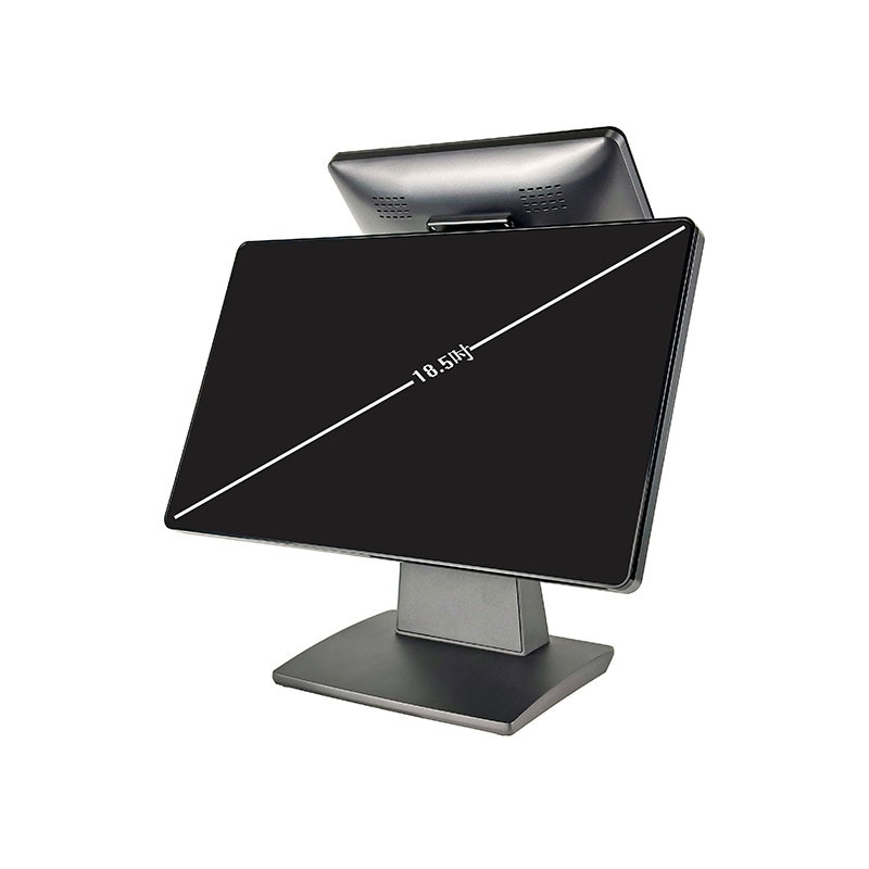 触摸一体收银机超市称重单双屏收银称餐饮智能触屏点餐机外壳厂家