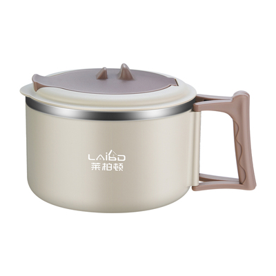 316L不锈钢泡面碗学生宿舍带盖碗