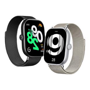 适用红米watch6手表redmiwatch5升级4米兰磁吸表带四代新款运动4代带智能手环男生腕带女生表链钢带配件